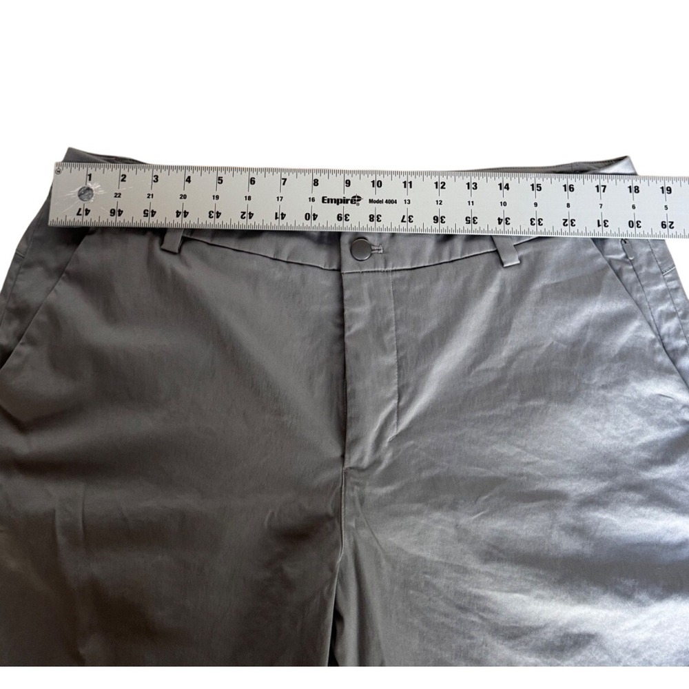 Lululemon Shorts Commission Classic Fit 9" Men 36‎ Steel Blue Gray Warpstreme - Picture 4 of 6